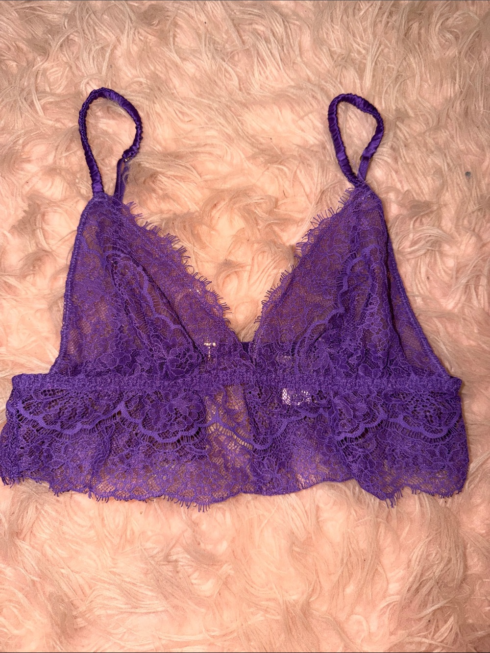 Victoria's Secret Purple Lace Bralette